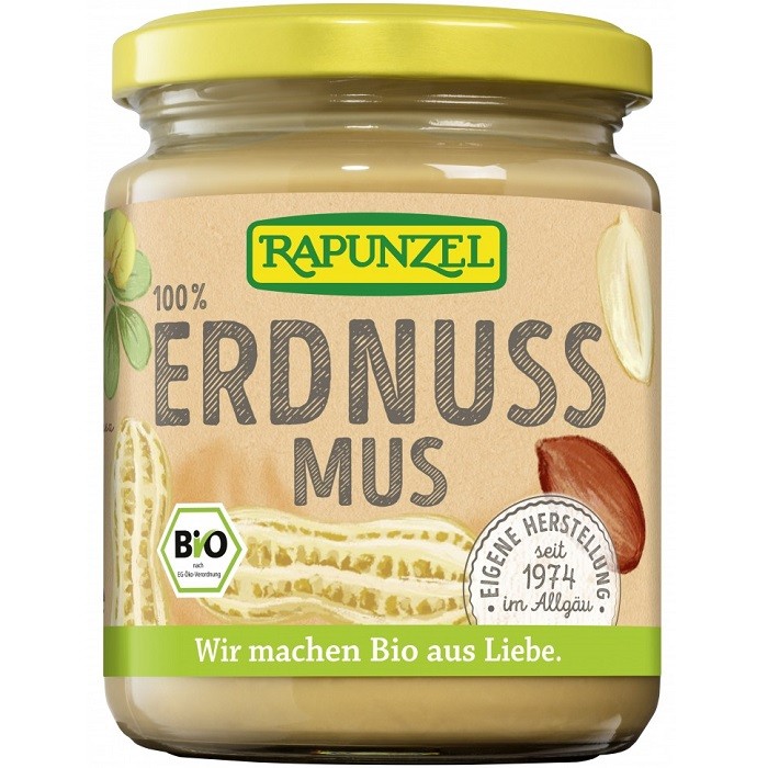 Pasta de arahide fina bio vegan 250g Rapunzel