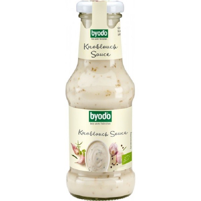 Sos de usturoi bio, fara gluten 250ml Byodo