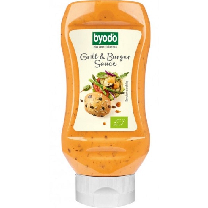 Sos pentru gratar si burgeri bio, fara gluten 300ml Byodo