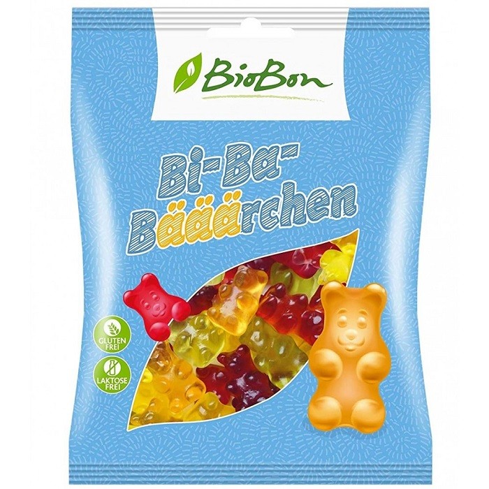 Jeleuri ursuleti bio, fara gluten, fara lactoza 100g Biobon
