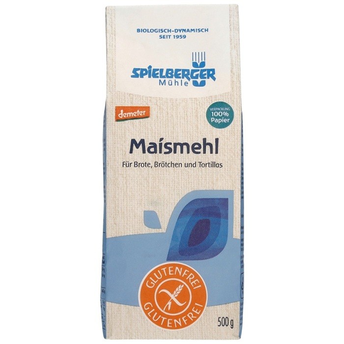 Faina de porumb bio, fara gluten Demeter 500g Spielberger