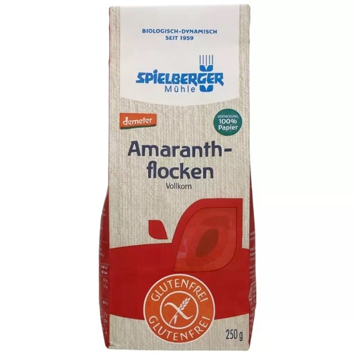 Fulgi de amarant integral bio Demeter, fara gluten 250g Spielberger