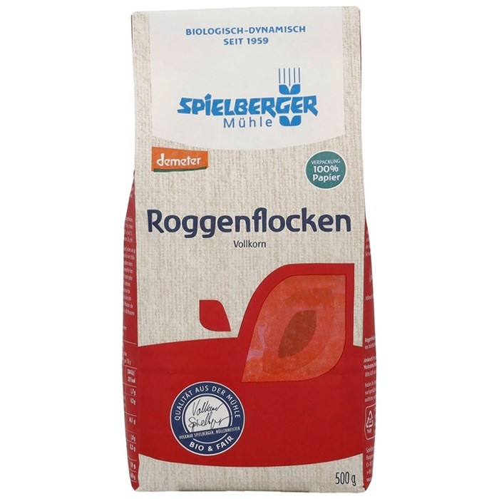 Fulgi de secara integrali bio Demeter 500g Spielberger
