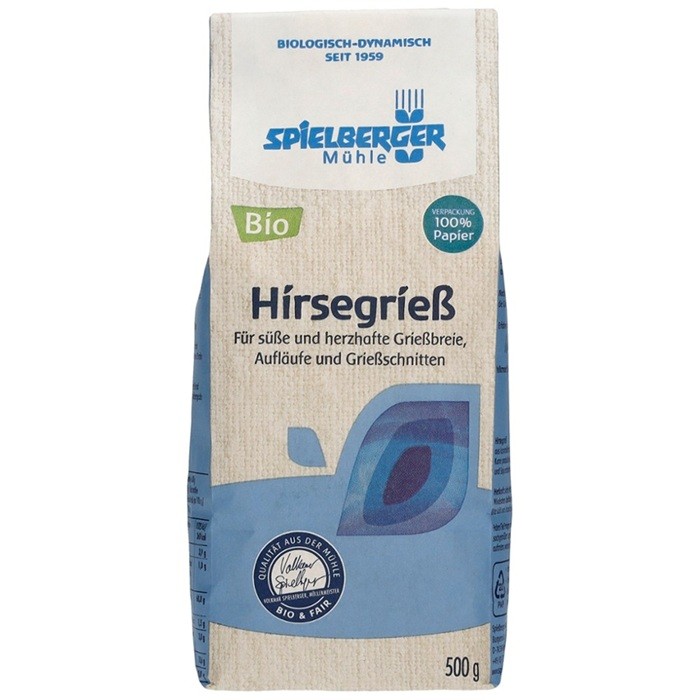 Gris de mei bio, fara gluten 500g Spielberger