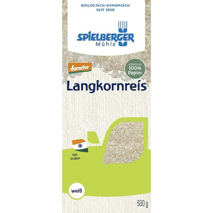 Orez alb cu bob lung Thaibonnet bio Demeter 500g Spielberger