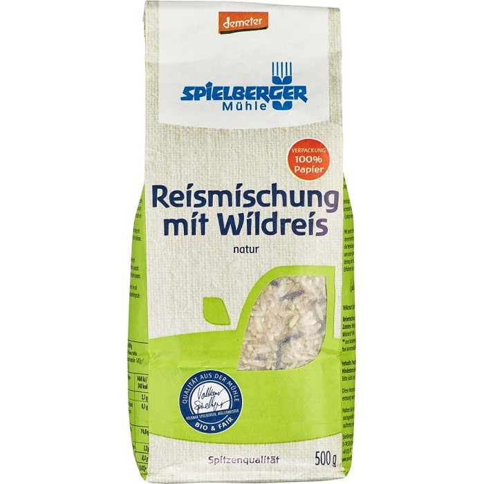 Orez amestec cu orez salbatic bio Demeter 500g Spielberger