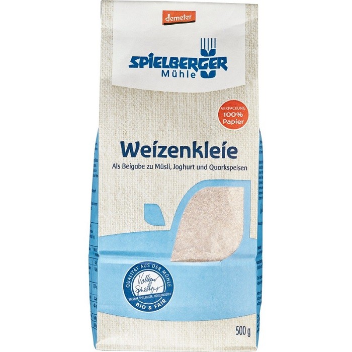 Tarate de grau bio Demeter 500g Spielberger