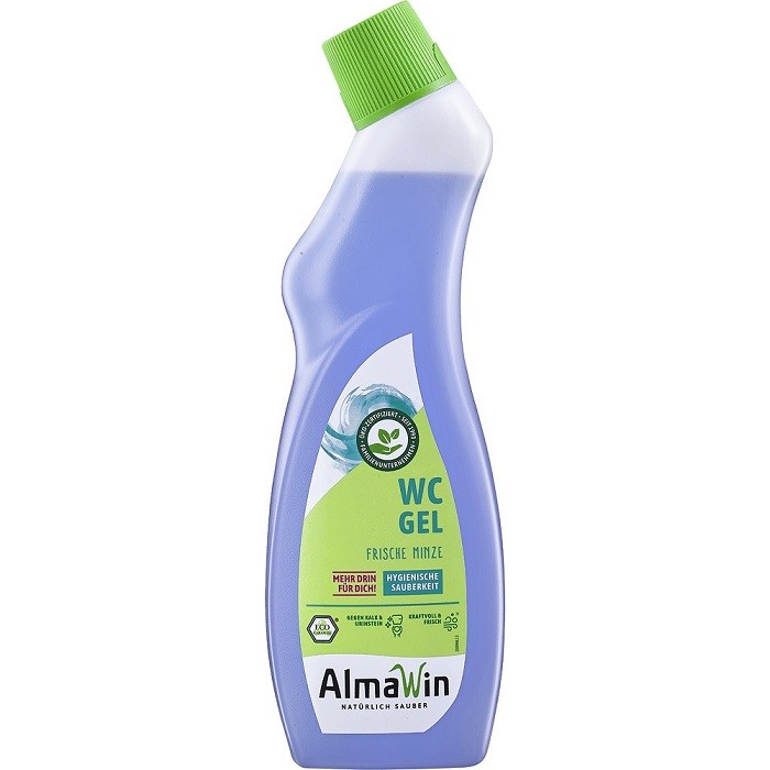 Solutie gel pentru curatat toaleta cu menta bio 750ml AlmaWin
