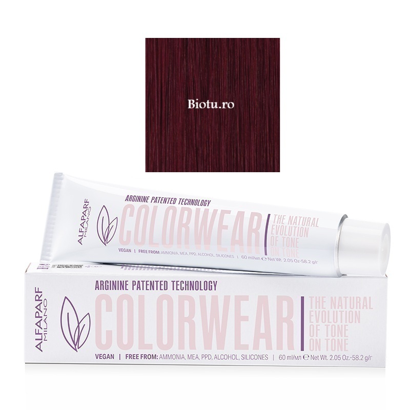 Vopsea Color Wear nr 4.66 fara amoniac 60ml Alfaparf Milano