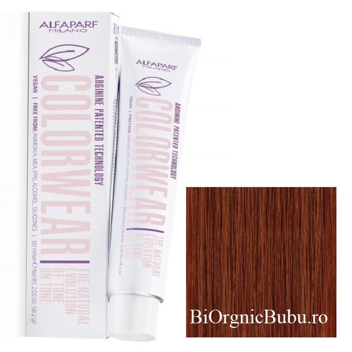 Vopsea fara amoniac nr 6.4 Dark Copper Blonde Color Wear 60ml Alfaparf Milano