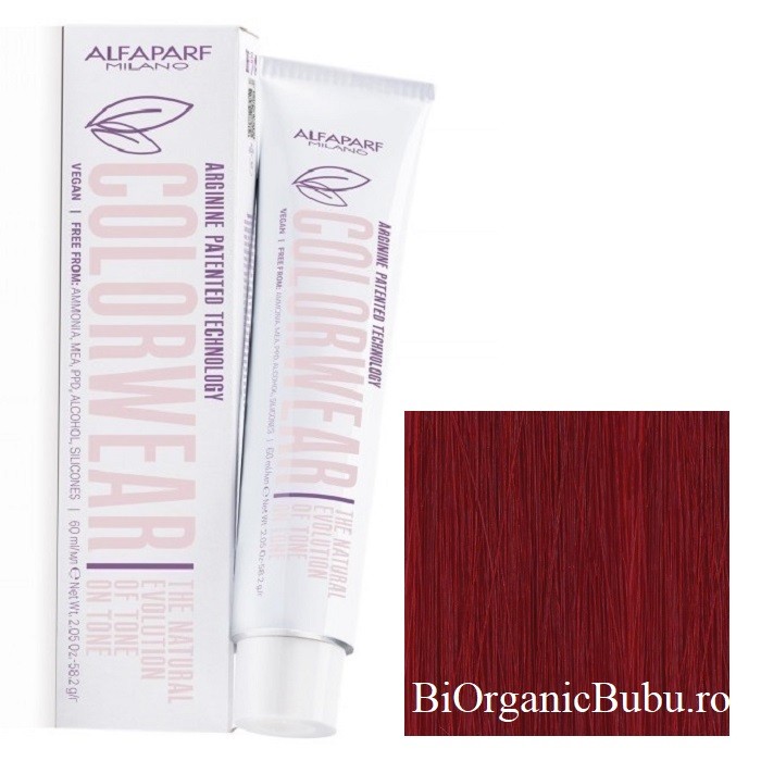 Vopsea fara amoniac nr 6.66 Dark Intense Red Blonde Color Wear 60ml Alfaparf Milano