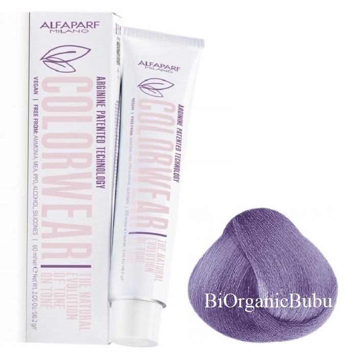 Vopsea fara amoniac nr 7 Ultra Violet Color Wear 60ml Alfaparf Milano