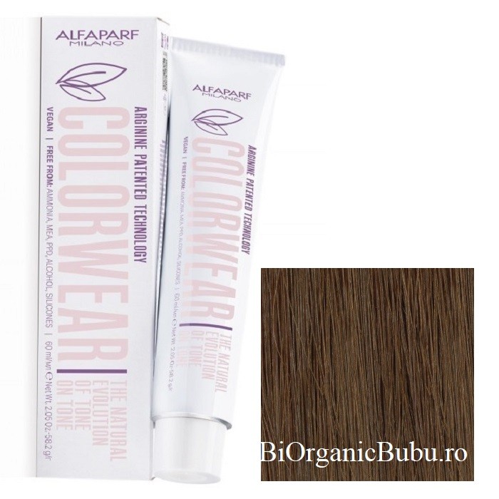 Vopsea fara amoniac nr 8 Light Natural Blonde Color Wear 60ml Alfaparf Milano
