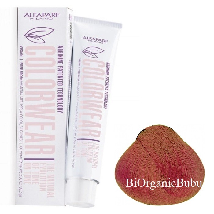 Vopsea fara amoniac nr 8 Metalics Ruby Brown Color Wear 60ml Alfaparf Milano