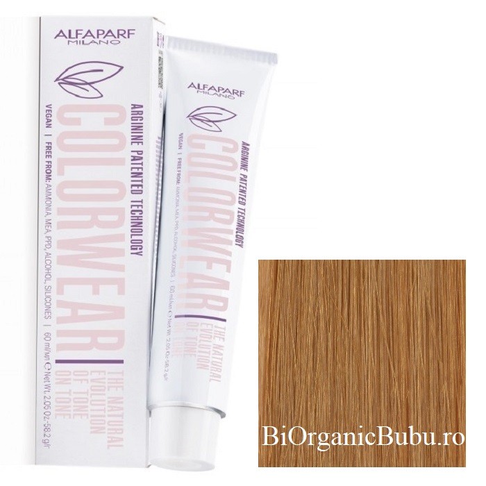 Vopsea fara amoniac nr 8.03 Light Slightly Gold Blonde Color Wear 60ml Alfaparf Milano
