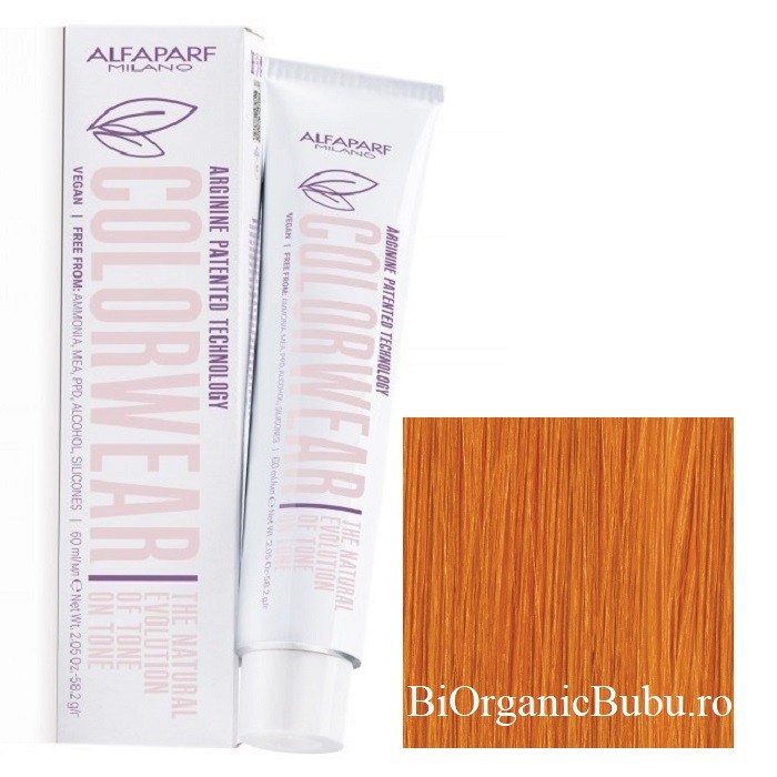 Vopsea fara amoniac nr 8.44 Light Intense Copper Blonde Color Wear 60ml Alfaparf Milano