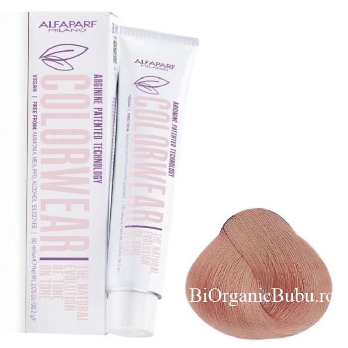 Vopsea fara amoniac nr 9 Metalics Rose Copper Color Wear 60ml Alfaparf Milano