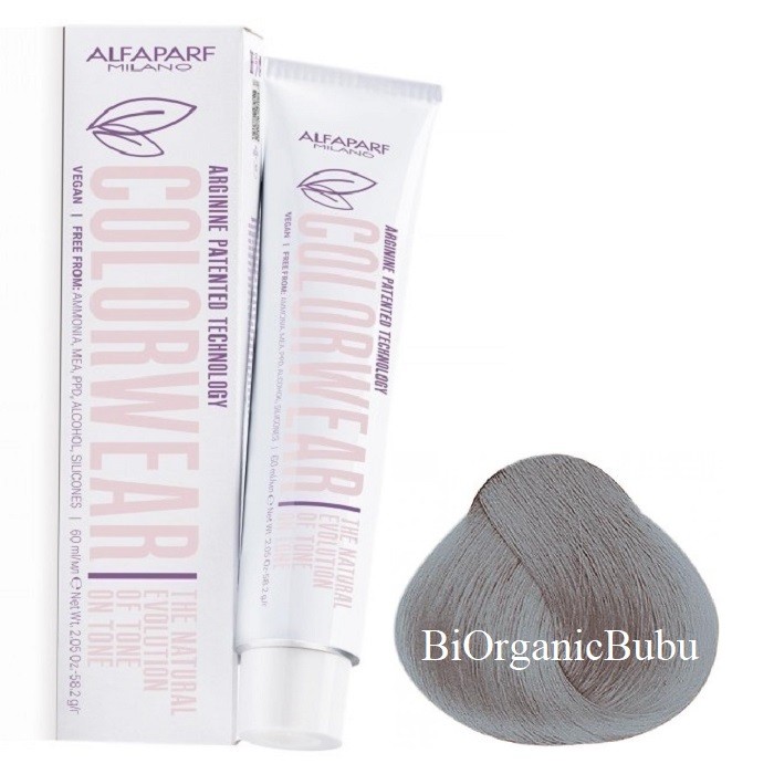 Vopsea fara amoniac nr 9 Metalics Grey Color Wear 60ml Alfaparf Milano
