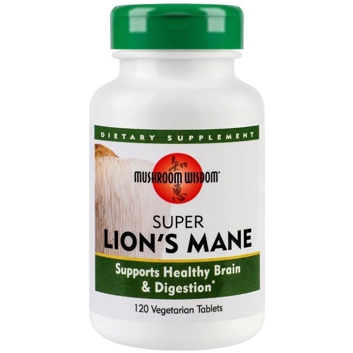 Super Lion's Mane (ciuperca medicinala) 120 tablete Mushroom Wisdom