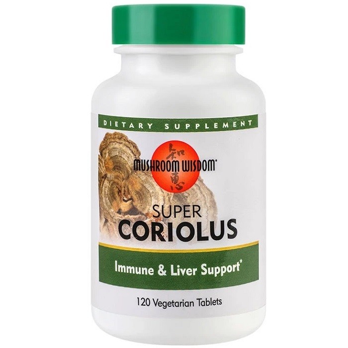 Super Coriolus 120 tablete vegetale filmate Mushroom Wisdom