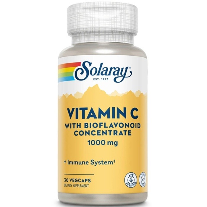 Vitamina C 1000mg (adulti) 30 capsule vegetale Solaray