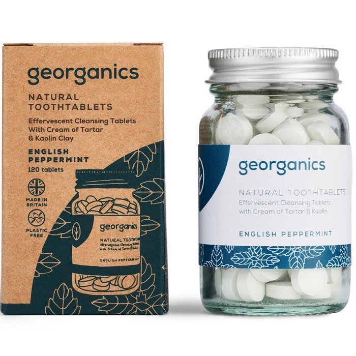 Pasta de dinti tablete Peppermint 120buc Georganics