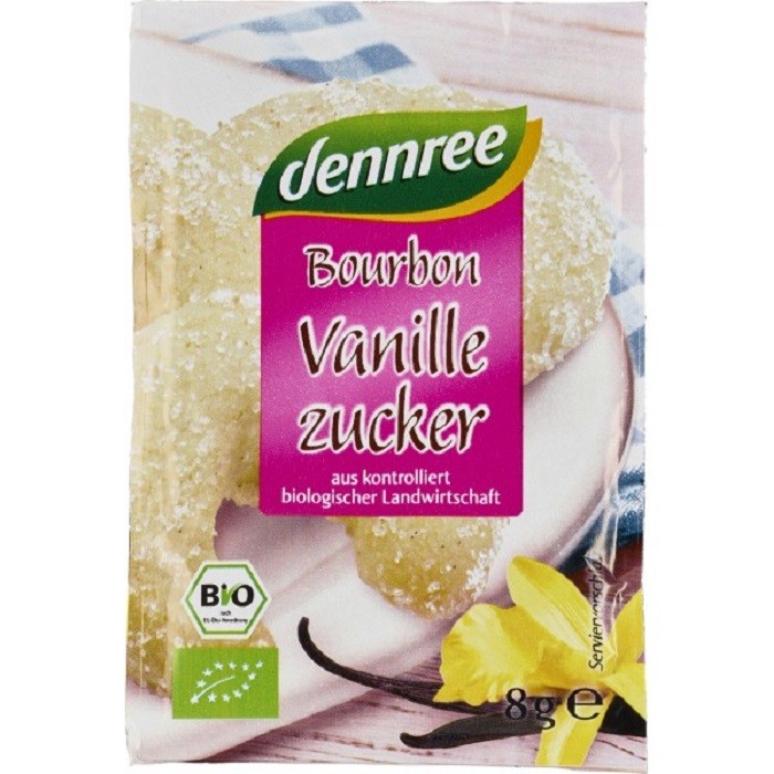 Zahar vanilat Bourbon 4x8g bio 32g Dennree