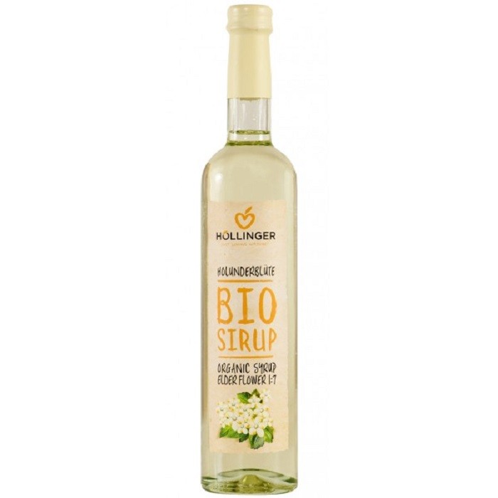 Sirop din flori de soc bio 500ml Hollinger