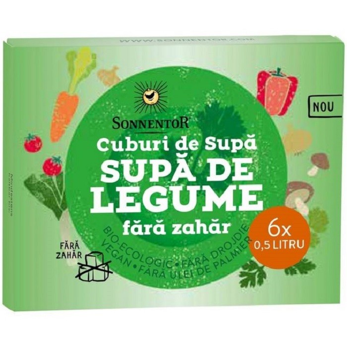 Cub Supa de legume bio, fara zahar 66g Sonnentor