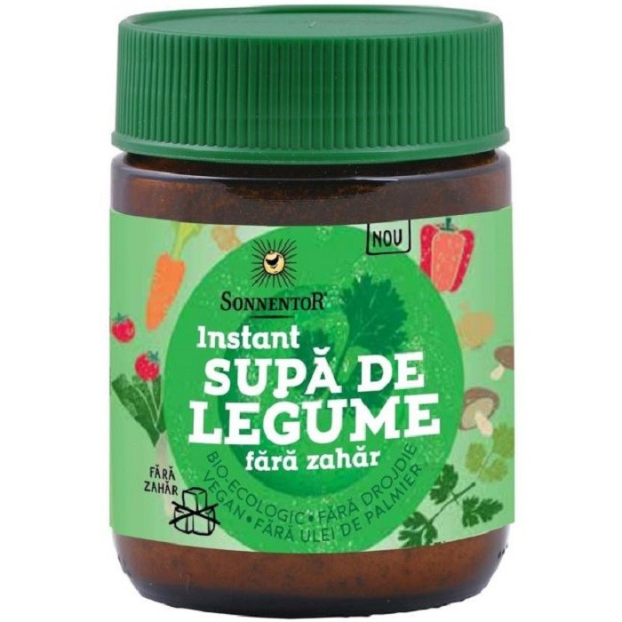 Supa instant de legume bio, fara zahar 120g Sonnentor