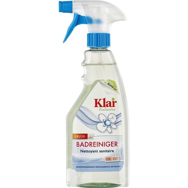 Solutie pentru curatat baia, cu pulverizator 500ml Klar Eco Sensitive