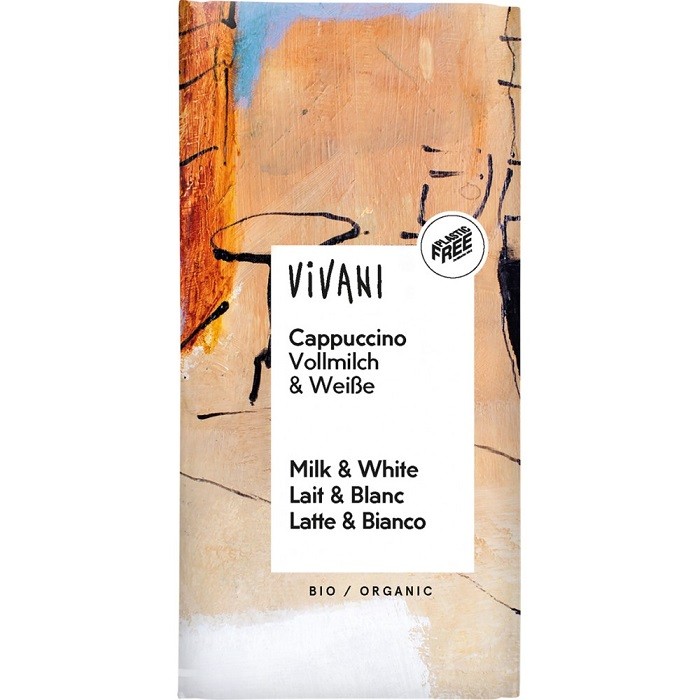 Ciocolata cappuccino bio 100g Vivani
