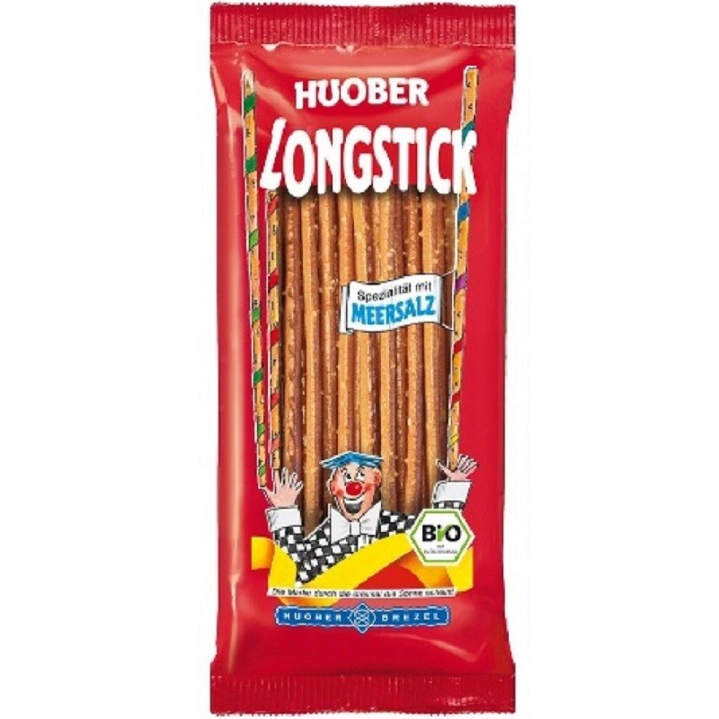 Sticks-uri lungi cu sare bio 125g Huober Brezel