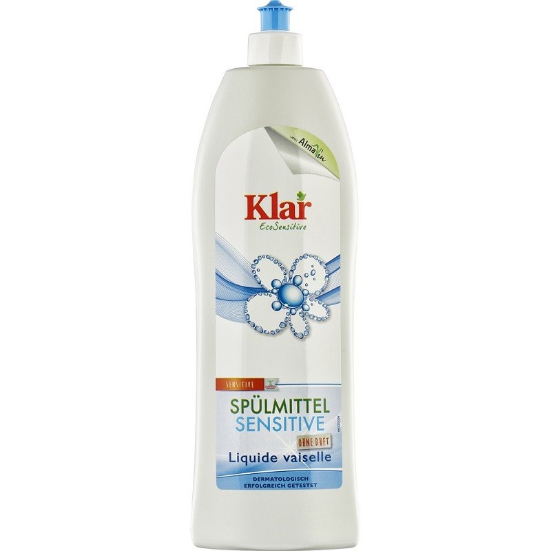 Detergent lichid eco pentru vase Sensitiv 1000ml Klar Eco Sensitive