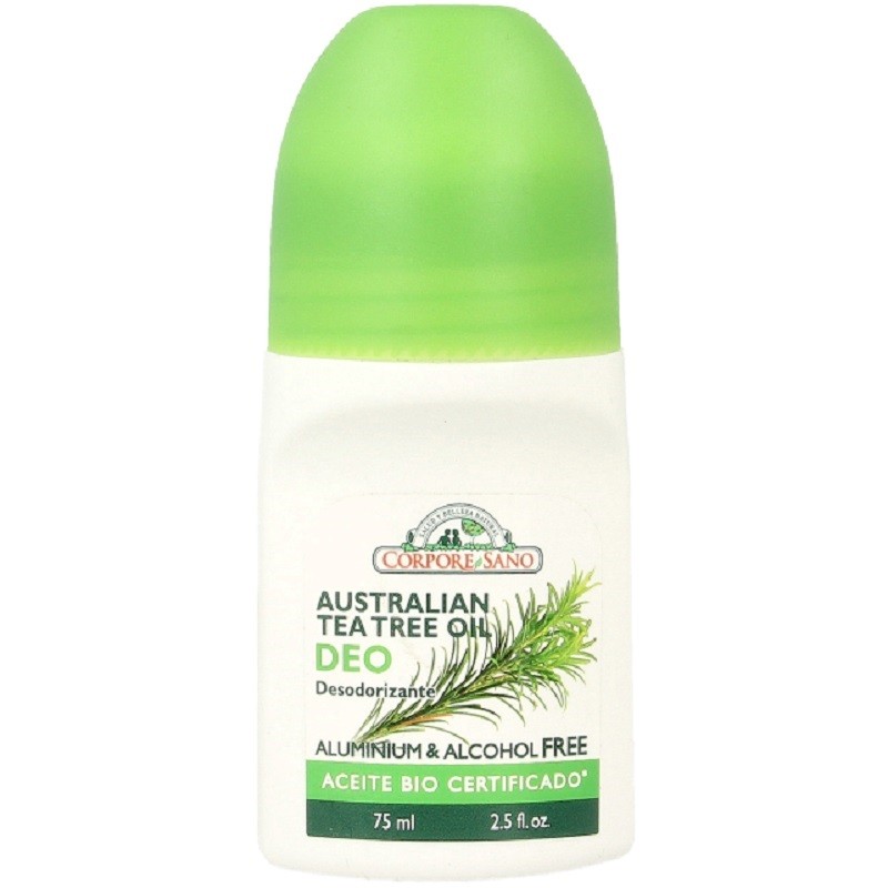 Deodorant roll-on cu tea tree, fara aluminiu 75ml Corpore Sano