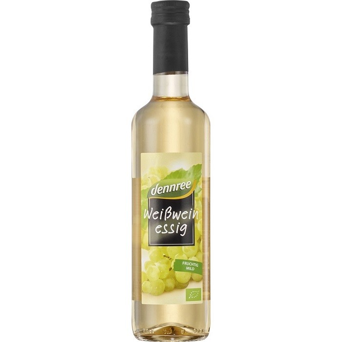 Otet din vin alb bio 500ml Dennree