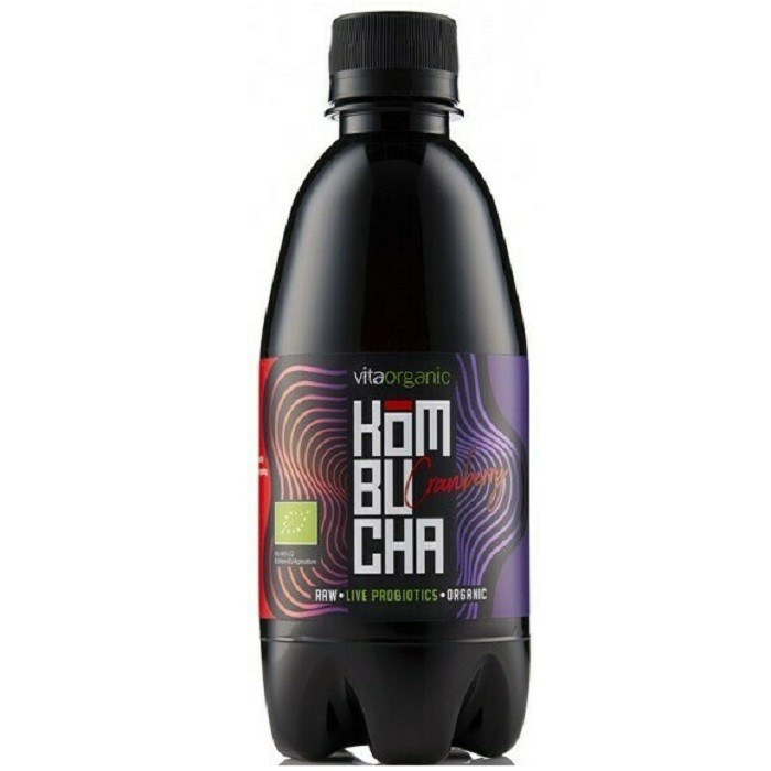 Kombucha cu merisoare bio 330 ml Vita Organic