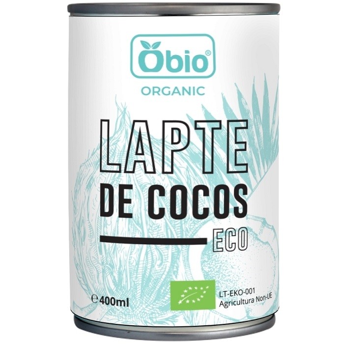 Bautura de cocos bio (coconut milk 50%) 400 ml Obio