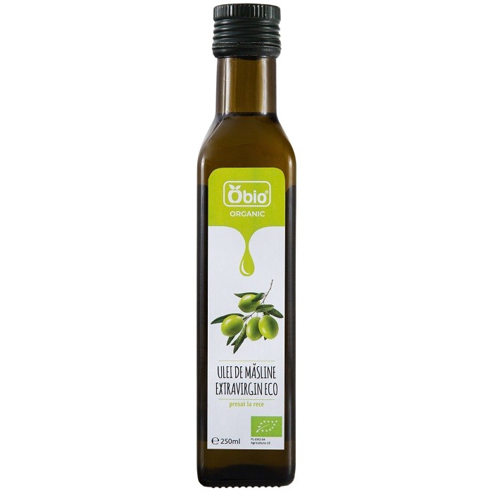 Ulei de masline extravirgin bio, presat la rece (Spania) 250 ml Obio
