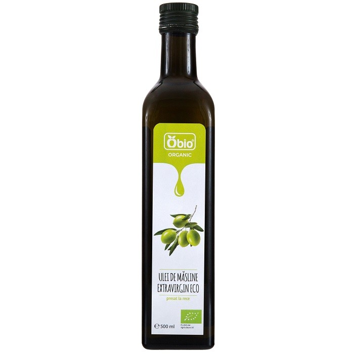 Ulei de masline extravirgin bio, presat la rece (Spania) 500 ml Obio
