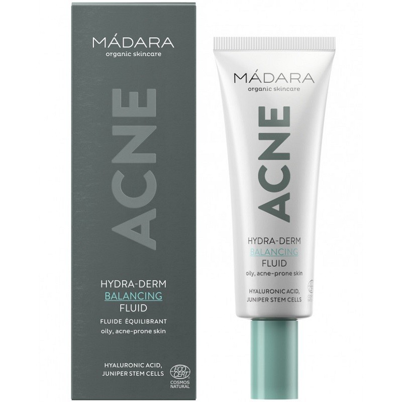 Fluid echilibrant pentru ten anceic Acne Hydra-Derm 40ml Madara Organic