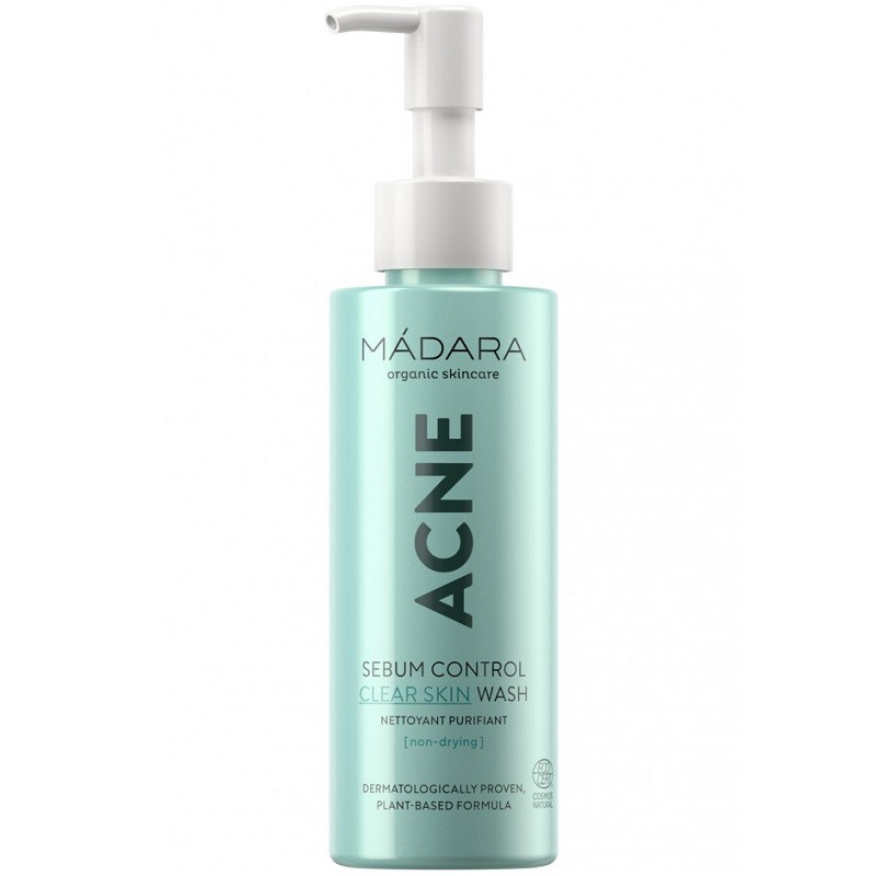 Gel curatare ten acneic, Acne Sebum Control 140ml Madara Organic