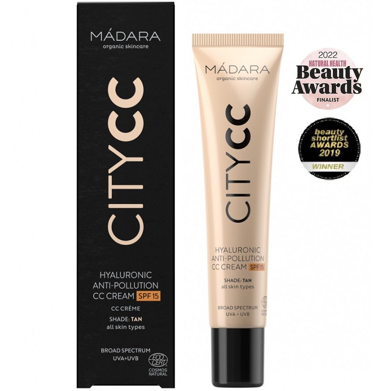 Crema CC anti-pollution SPF15 Tan 40ml Madara Organic