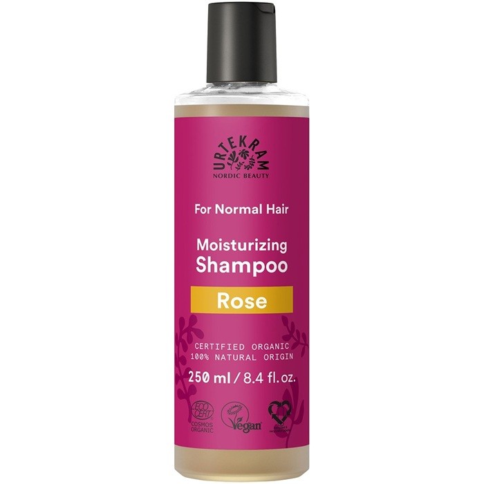 Sampon cu trandafir bio pentru par normal 250ml Urtekram