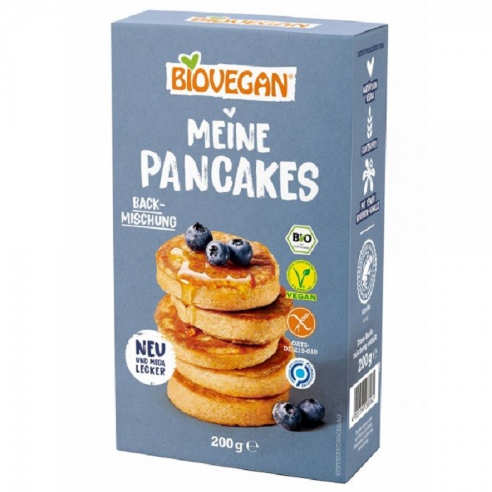 Mix pentru clatite pufoase bio, fara gluten 200g Biovegan