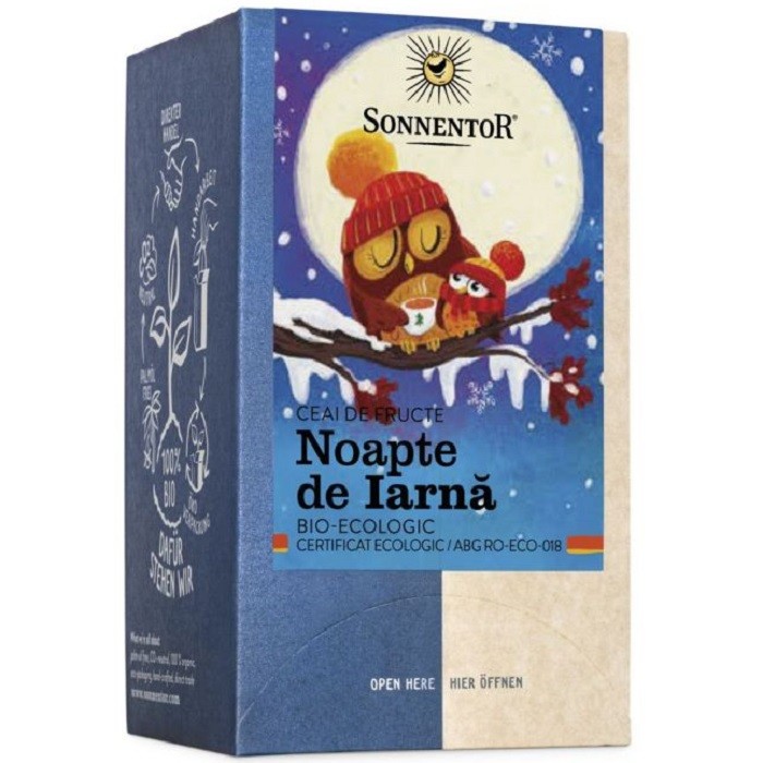 Ceai de fructe bio Noapte De Iarna 18 plicuri Sonnentor