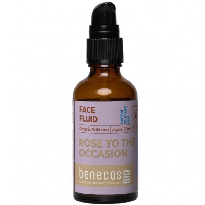 Fluid hidratant cu trandafir ten normal-mixt. Rose to the occasion 50ml Benecos