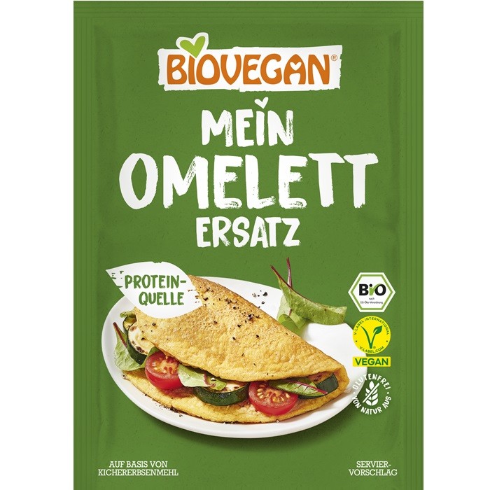 Inlocuitor vegan pentru omleta bio, fara gluten 43g Biovegan
