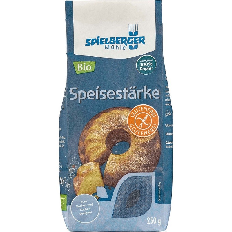 Amidon de porumb bio, fara gluten 250g Spielberger