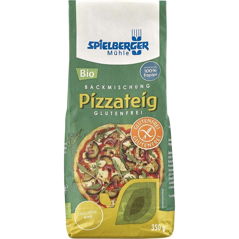 Mix de faina pentru aluat de pizza bio, fara gluten 350g Spielberger